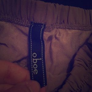 Oboe Shear Brown Maxi Skirt